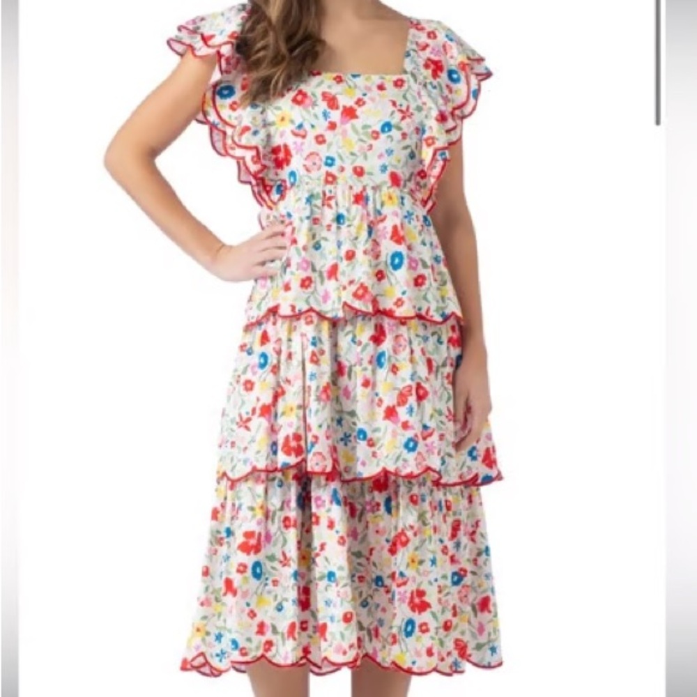 Crosby by Mollie Burch Frida Dress in the "Blossom" print
